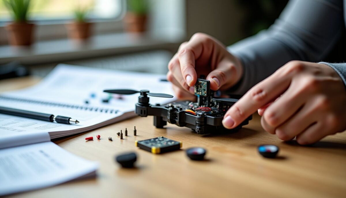 Construisez votre drone pas à pas : guide simplifié pour créer facilement votre propre appareil volant