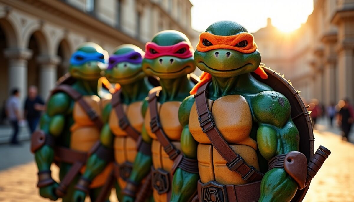 Plongée dans l'histoire des Tortues Ninja : l'origine italienne des noms des frères à carapace Plongée dans l'histoire des Tortues Ninja : l'origine italienne des noms des frères à carapace
